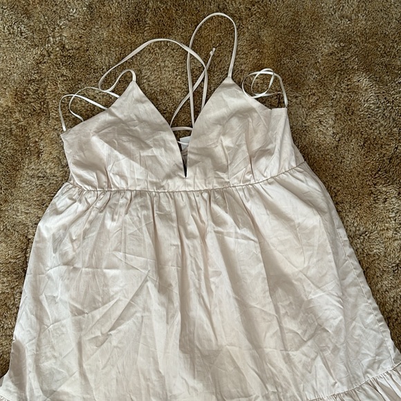 NWT DELUC Larrow Cream Dress XS - Picture 3 of 7